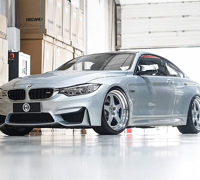 Фото дисков HRE 527 на BMW 4/M4 (F32/F82)