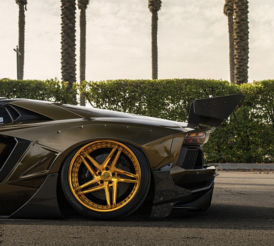 Фото дисков Savini SV71 на Lamborghini Aventador