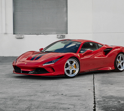 Фото дисков HRE 527 на Ferrari F8