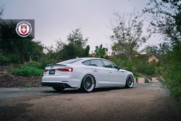 Фото дисков HRE 540C Глянцевый темный лак на Audi A/S/RS 5 (F5)