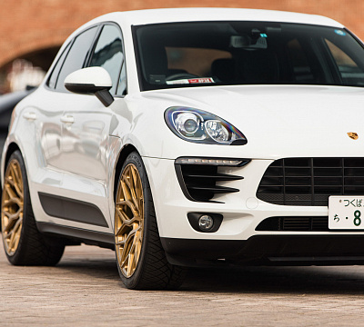 Фото дисков Vossen HF-2 на Porsche Macan I