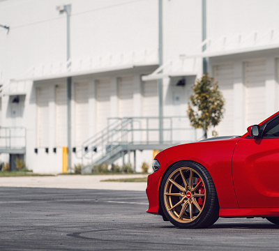 Фото дисков Vossen HF-3 на Dodge Charger VII