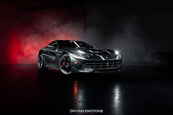 Фото дисков HRE S207 Черный сатин на Ferrari F12