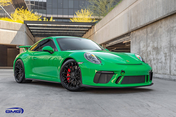 Фото дисков HRE P200 Черный сатин на Porsche 911 VII