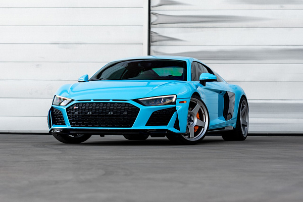 Фото дисков Brixton Forged TR04 Серебро на Audi R8 (4S)