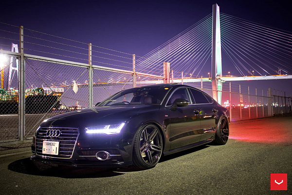 Фото дисков Vossen HF-1 Алмазная проточка на Audi A/RS 7 (4G)