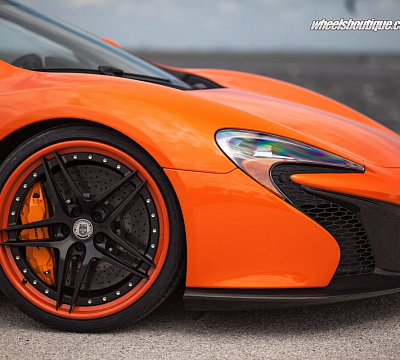 Фото дисков HRE S107 на McLaren 650S