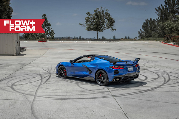 Фото дисков HRE FF11 Черный сатин на Chevrolet Corvette C8