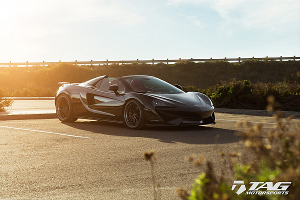 Фото дисков Anrky AN39 Черный сатин на McLaren 570S