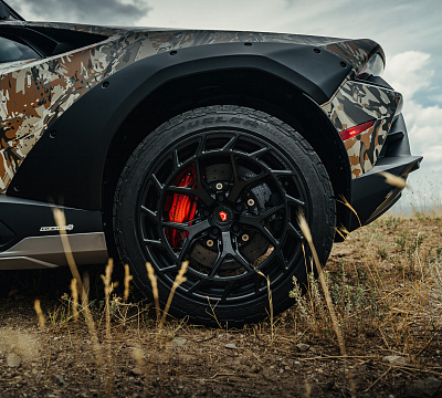 Фото дисков Vossen LC3-01T на Lamborghini Huracan