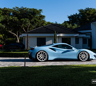 Фото дисков NOVITEC NF10 на Ferrari 488