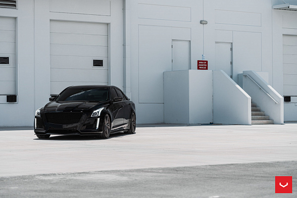 Фото дисков Vossen HF-1 Сатиновый графит на Cadillac CTS II