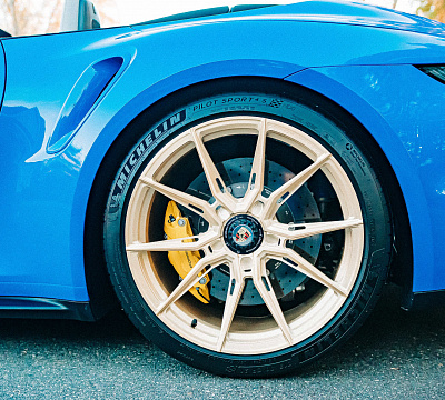 Фото дисков Vossen EVO-2R на Porsche 911 VIII