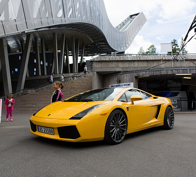 Фото дисков Vossen VFS-2 на Lamborghini Gallardo