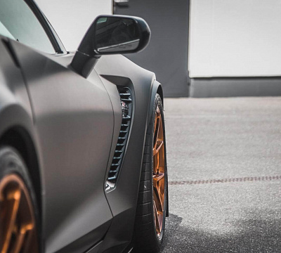 Фото дисков HRE P101 на Chevrolet Corvette C7