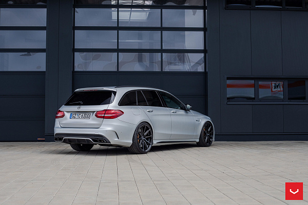 Фото дисков Vossen HF-3 Глянцевый темный лак на Mercedes-Benz C-Class (W205)