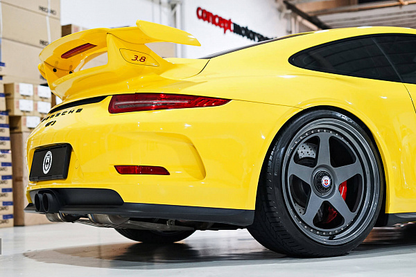 Фото дисков HRE 305 Сатиновый графит на Porsche 911 VII