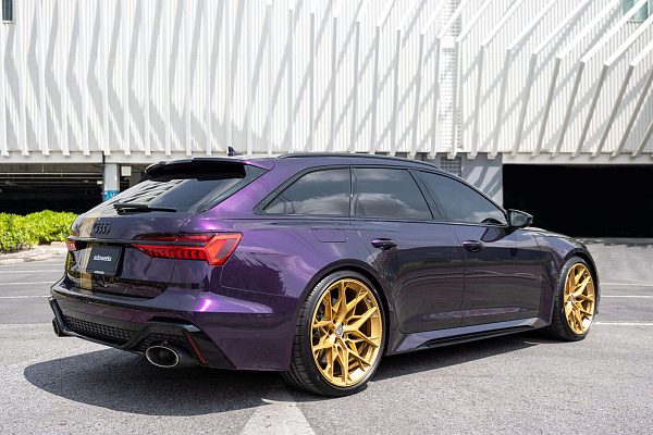Фото дисков HRE FF10 Сатиновое золото на Audi A/RS 6 (C8)