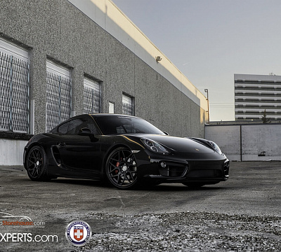Фото дисков HRE FF01 на Porsche Cayman II