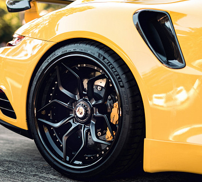 Фото дисков Brixton Forged PF9 на Porsche 911 VII