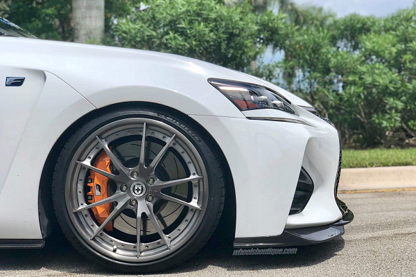 Фото дисков HRE S101 Глянцевый темный лак на Lexus GS IV