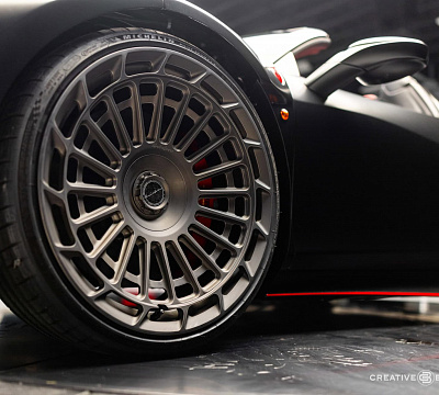 Фото дисков Brixton Forged TR10 AERO1 на Ferrari 458