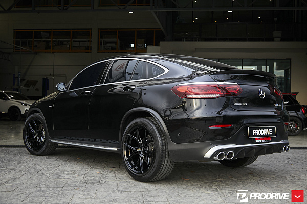 Фото дисков Vossen HF-5 Черный глянец на Mercedes-Benz GLC (X253, C253)