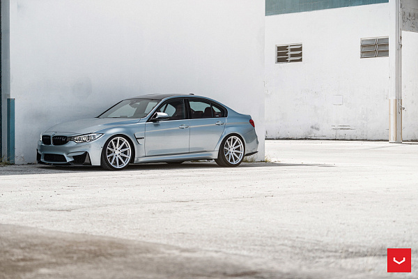 Фото дисков Vossen VFS-10 Серебро на BMW 3/M3 (F3x/F80)