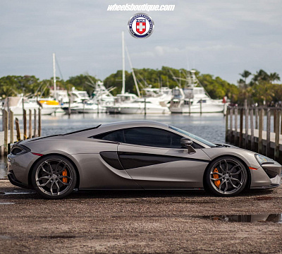Фото дисков HRE P201 на McLaren 570S
