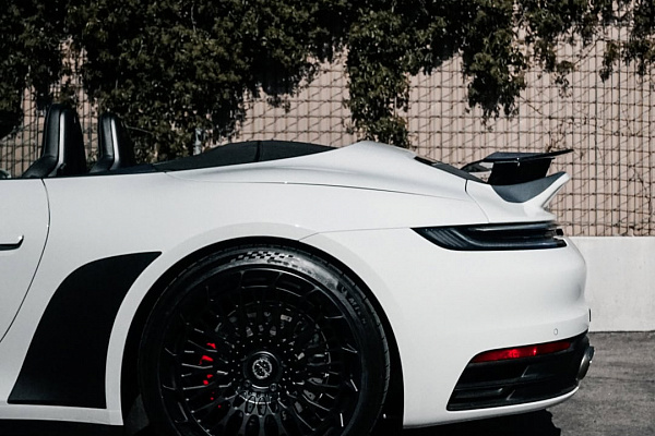 Фото дисков Brixton Forged TR20 AERO1 Черный сатин на Porsche 911 VIII