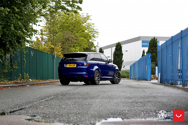 Фото дисков Vossen HF-2 Алмазная проточка на Range Rover Sport II