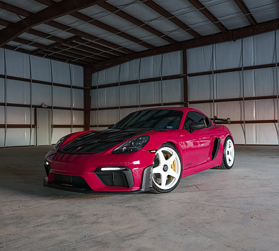 Фото дисков Brixton Forged TR04 на Porsche Cayman III
