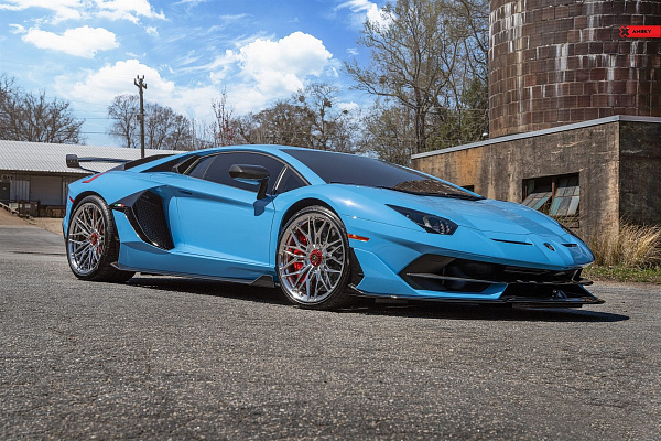Фото дисков Anrky S1-X1 Полированный лак на Lamborghini Aventador