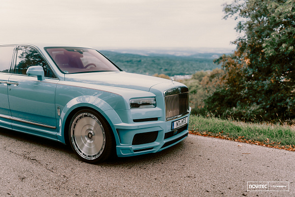 Фото дисков NOVITEC SP3 Глянцевый лак на Rolls-Royce Cullinan
