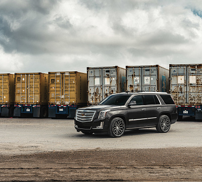 Фото дисков Vossen HF6-3 на Cadillac Escalade IV