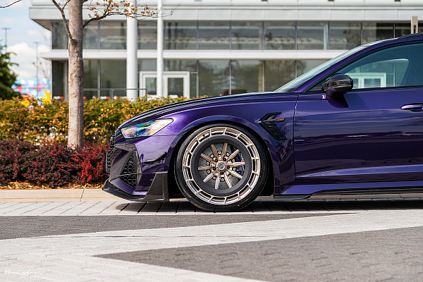 Фото дисков Brixton Forged R11-R Aerotech Глянцевая бронза на Audi A/RS 6 (C8)