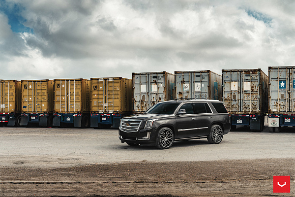 Фото дисков Vossen HF6-3 Алмазная проточка на Cadillac Escalade IV