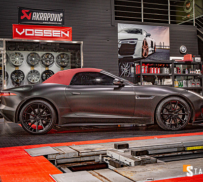 Фото дисков Vossen HF-3 на Jaguar F-Type
