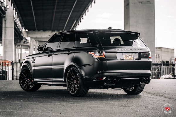 Фото дисков Vossen M-X6 Черный глянец на Land Rover Range Rover Sport II