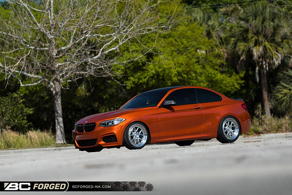 Фото дисков BC Forged LE52 // MLE52 Глянцевый лак на BMW 2/M2 (F22/F87)