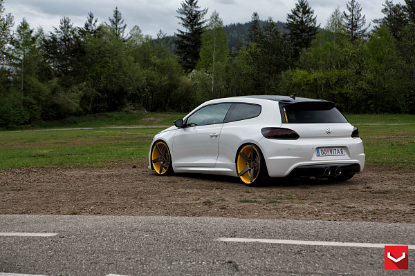 Фото дисков Vossen CV3 Другой цвет на Volkswagen Scirocco III