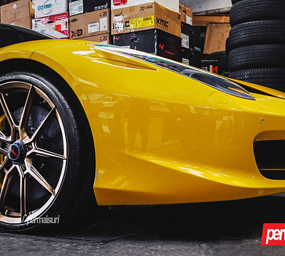Фото дисков NOVITEC NF10 на Ferrari 458