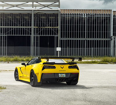 Фото дисков Vossen S17-03 (3-Piece) на Chevrolet Corvette C7