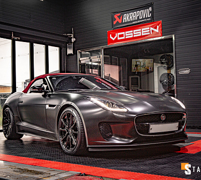 Фото дисков Vossen HF-3 на Jaguar F-Type