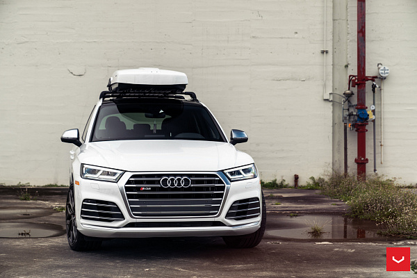 Фото дисков Vossen HF-2 Сатиновый графит на Audi Q5 (FY)
