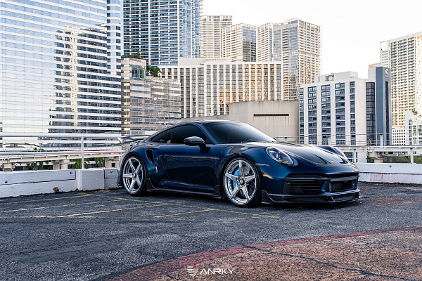 Фото дисков Anrky AN36-S Полированный лак на Porsche 911 VIII