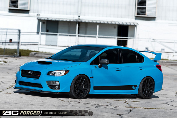 Фото дисков BC Forged HCS02 Черный матовый на Subaru WRX VA