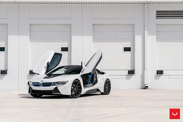 Фото дисков Vossen HF-3 Черный сатин на BMW i8