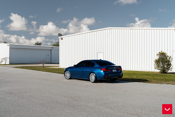 Фото дисков Vossen HF-7 Серебро на BMW 5/M5 (G30/F90)