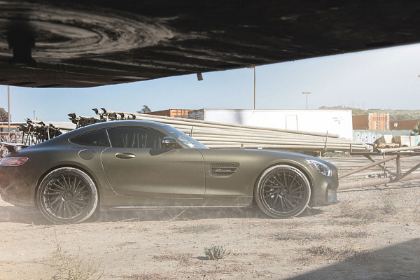 Фото дисков Savini SV64 Черный сатин на Mercedes-Benz AMG GT I